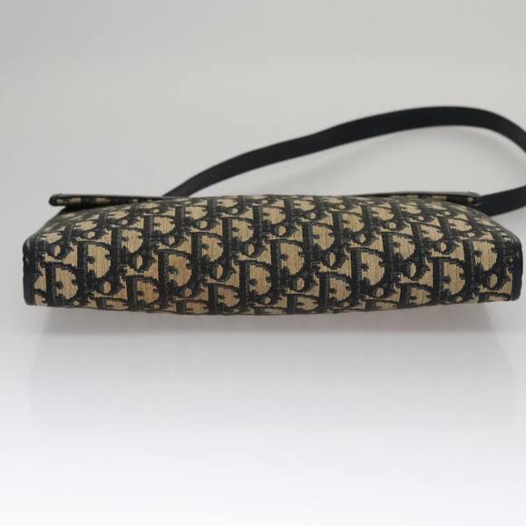 DIOR Trotter Canvas Shoulder Bag Navy - Picture 9 of 12